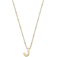 Kendra Scott Letters A-Z Pendant Necklace for Women, Fashion Jewelry, 14k Gold-Plated Brass