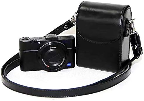 small leather camera case