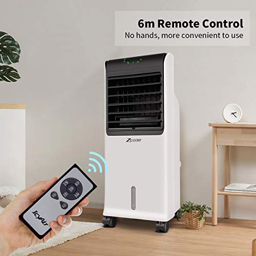 Portable Air Conditioner, Quiet Evaporative Cooler with Ice Compartment