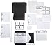 Wilton Black and White Scroll Wedding Invitation Kit, 25pc, 6'' W x 6'' H