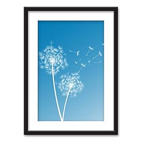 NWT Black Paper Framed Canvas Wall Art for...