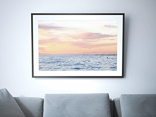 "Lone Rider" - Bondi Icebergs, Bondi Beach Australia Poster Print