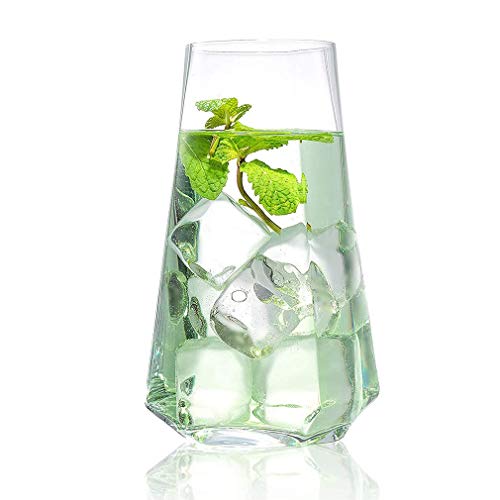 ZHAO Highball Gläser Set von 4, 18 Unzen Cocktailgläser, Trinkglas-Set, Premium-Kristallglas, Trinkgläser for Wasser… – Bild 3