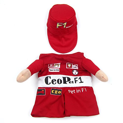 Alfie Pet by Petoga Couture - Kade the Formula One Racer for Party Halloween Special Events Costume - Image 4