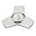 Hand Spinner, BESTTP Metal 3D Ultra Durable Triangle Hand Spinner EDC Fidget Spinner Toy Fingertip Gyro for For ADD, ADHD, Anxiety, Made High Speed - Up to 5 Mins (Silver)