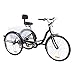 Iglobalbuy Adult Tricycle 7 Speed Cruise Bike 26 inch 3 Wheeled Bicycle with Bell and Large Size Basket, Men’s Women’s Cruise Bike for Recreation, Shopping, Exercisethumb 1