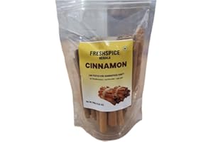 FreshSpice Cinnamon Sticks (100g) | Lab tested for Purity and convinient zip lock packing