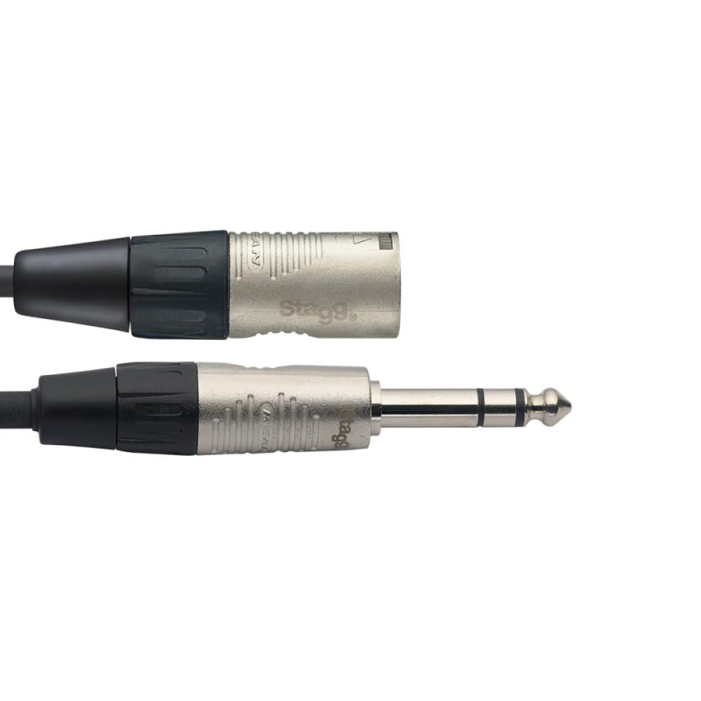 Stagg N-Series Audio Cable 3m - Stereo Jack / XLR Male