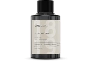 VINEVIDA [120mL] Orris & Sandalwood Fragrance Oil for Candle Making - Natural Candle Oil Scents - Soap Making Essential Oil - Made in USA