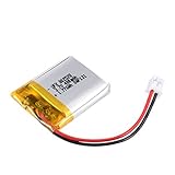 uxcell Power Supply DC3.7V 480mAh 2P PH 2.0mm Pitch Li-ion Rechargeable Lithium Polymer Li-Po Battery