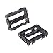 BCP 2PCS Black Color Plastic Double 26650 Battery Holder Case Storage Box