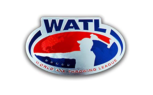 World Axe Throwing League Metallic Sticker