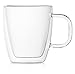 SKÖN Double Walled Borosilicate Crystal Clear Glass Mug (12oz; Set of 4) - Holiday Offer
