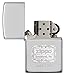 Zippo Bradford PA High Polish Chrome Pocket Lighter, One Size