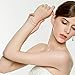 Casoty Love Knot Bangle Bracelet Simple Cuffs Bracelet for Women Girls Stretch Bracelets - Set of 4 (Silver)