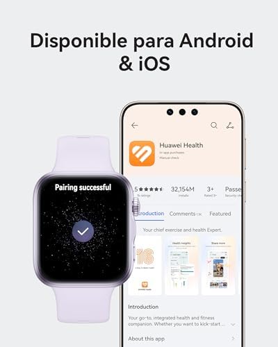 Watch FIT 5 Smartwatch, GPS, 1,82″ Pantalla AMOLED, 2500 Nits, Negro