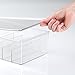 mDesign Kids/Baby Toy Storage Box, for Action Figures, Cars, Crayons, Puzzles - Divided, 12.75
