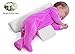 LANREN Newborns Infant Baby Sleep Pillow, Comfortable & Washable (White)
