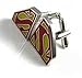 Superman Cufflinks Red & Yellow Superman Accessories Costume Coslive