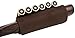 BRONZEDOG Buttstock Ammo Holder Shotgun Shell Pouch 12 (16) Ga 7.62 Cal Adjustable Rifle Stock Cartridge Hunting Accessories (Brown 12 Gauge)