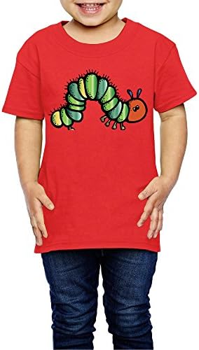Nalail Girls&Boys T Shirts The Very Hungry Caterpillar For 2-6 Years Old Red 4 Toddler
