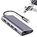 USB C Hub, VSTYLE Aluminum Multi-Port Adapter 8-in-1 4K HDMI USB Type-C Hub with 3xUSB 3.0 Type-A Ports, Gigabit Ethernet Port, SD/Micro Card Readers Premium USB-C Dock for MacBook Pro