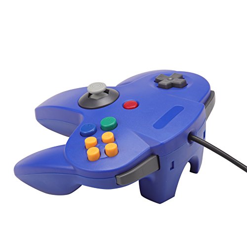 image for Joxde 2 Packs Upgraded Joystick Classic Wired Controllers for N64 Game