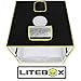 LITEBOX: Product Photography Light Box Kit (25,000 Lumen Output) Portable Photo Studio Box with Lights, 4 Backdrops, Photo Booth Camera Phone Tripod & Travel Bag! - (DIMMABLE LED)