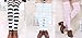 Chalier 3 Pairs Womens Long Striped Socks Over Knee Thigh High Socks Stocking