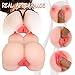 Male Masturbator for Men-LONOVE 3D Realistic Sex Doll,Silicone Stroker Sex Toy with Vagina/Pussy Anus Tunnels,As Gift Bullet Vibrator for Men Maximum Pleasure Relaxing Tool