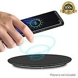 Wireless Charger Pad, UGpine QI Wireless Charging Pad, Power Charger 7.5W Compatible iPhoneX/XS/XR/XS Max/8/8+,10W Compatible Samsung Galaxy Note 5/S6 Edge+/S7/S7 Edge/S8/S8+/S9