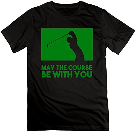 MAY THE COURSE BE WITH YOU GOLF H-Q T Shirts For Men's