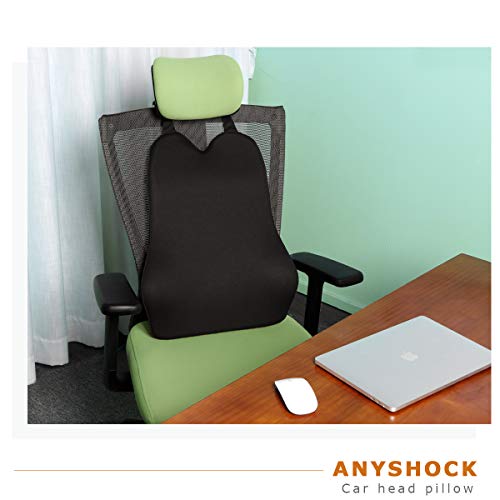 image for Anyshock Back Lumbar Support Pillow, Memory Foam Back Cushion Car Lumb