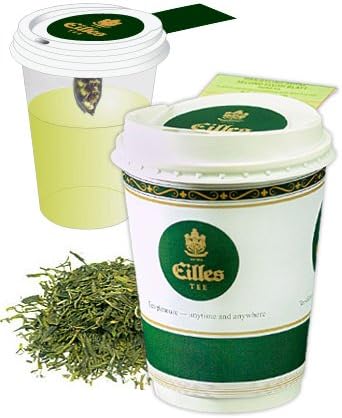 Eilles Tea-2-Go Asia Superior Green Tea Pack of 12 with Mug