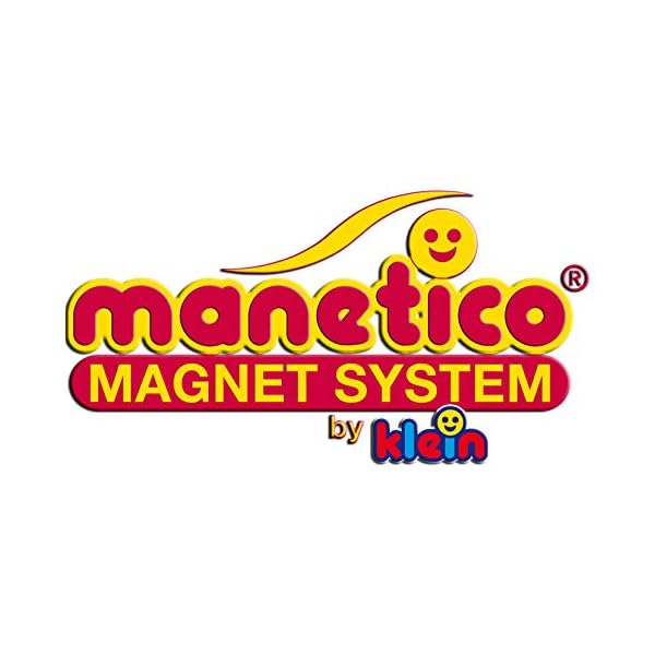 Theo Klein 635 Manetico Basic-Box, mittel | 25 Verschiedene Bunte Magnet-Bausteine | 6 Karten mit Bauanleitungen | Motorikspielzeug | Spielzeug für Kinder ab 1 Jahr – Bild 7