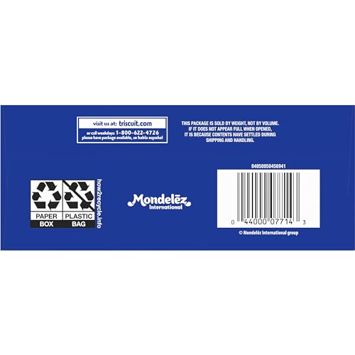 TRISCUIT ORIGINAL WHOLE GRAIN WHEAT CRACKERS, VEGAN CRACKERS, HEALTHY SNACKS, LUNCH SNACKS, PARTY SIZE, 17 OZ