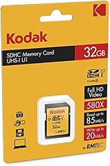 Kodak Premium 32GB SDHC Class 10 U1 Memory Card view 3