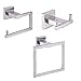 KES LA242-31 Bathroom Accessories Tissue Holder/Double Hook/Towel Ring SUS304 Stainless Steel Wall Mount, Brushed Finish