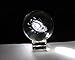 Omitfu Galaxy Ball Crystal Display Globe Full Sphere Glass Paperweight Fengshui with Clear Stand (Gift Box Package) (2.3 Inch / 60MM)