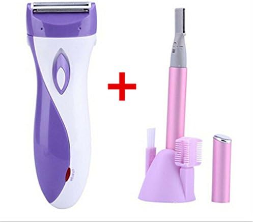 Rechargeable Wool Electric Female Epilator Depilador Depilation Depilatory+Mini Eyebrow Trimmer Hair Remover Gold