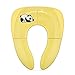 Jerrybox Potty Seat Foldable Travel Toilet Training Seat for Babies, Toddlers Potty Seat with Carrying Bag (Yellow)