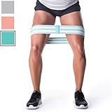 DYNAPRO Fabric Mini Bands High Performance, No Rubber Contact, No Roll, No Slip Resistance Bands aka Hip Bands (Mint, Large)