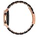 Kiorc Stainless Steel Quick Release Fit Wirstband for Samsung Galaxy Watch 42mm (Black)