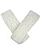 Dahlia Women's Fingerless Arm Warmers Gloves - Pearl Lattice