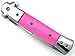 Snake Eye Tactical Assisted Open Folding Drop Point Blade Pocket Knife Self Defense Everyday Carry (Pink)