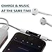 Headphone Jack Adapter Dual Ports Earphone Cable Convertor for iPhone Xs Max X 7 8 Plus for iPhone Charger Splitter Quick Charge Car Adapter Headphone Jack Audio + Charge +Calling Adapter for iOS 12thumb 3