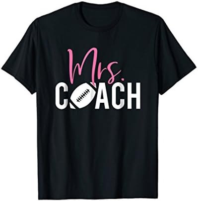 Football Wife of Coach ShirtsMrs. Football Coach Shirt for Coaches' Wives T-Shirt