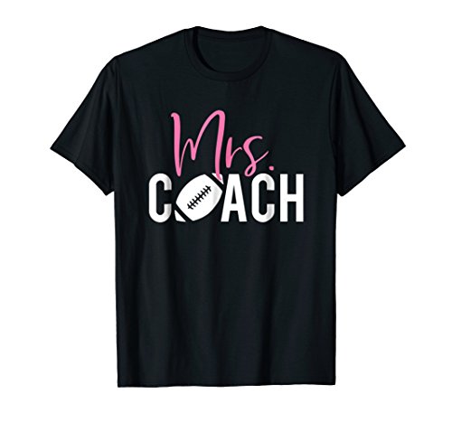Football Wife of Coach ShirtsMrs. Football Coach Shirt for Coaches' Wives T-Shirt