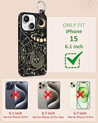 Lotadilo for iPhone 15 Wallet Case with Card