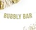 Bubbly Bar Gold Glitter Party Banner || champagne mimosa brunch